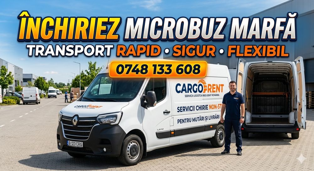 Inchiriez microbuz 3.5 t