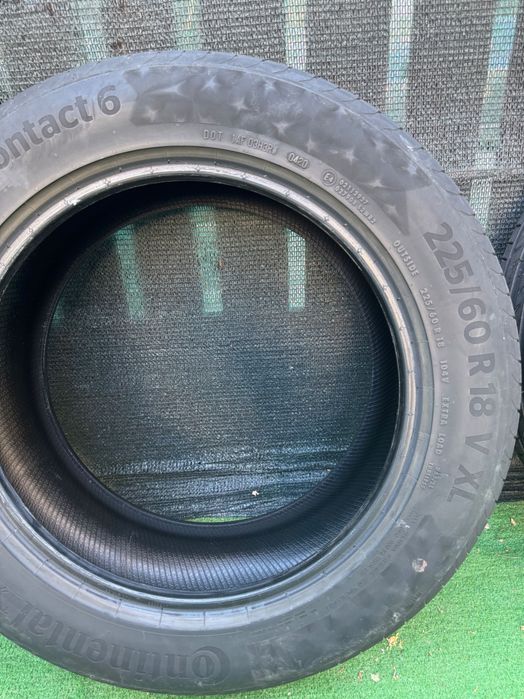 Set 4 Anvelope Vară SUV Continental PremiumContact 6 225/60 R18 V XL (DOT 2022 / 2020)