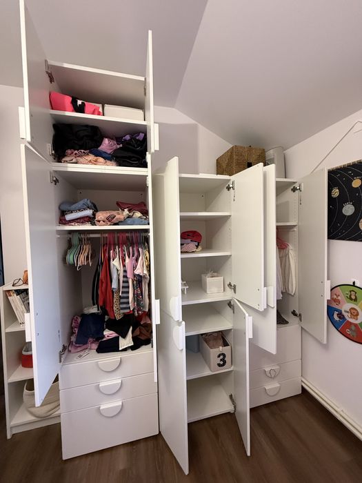 Dulapuri haine smastad ikea albe noi