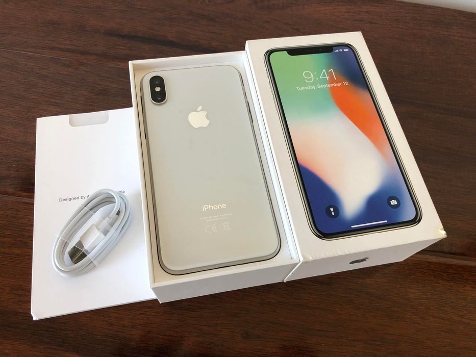 iPhone X White 256GB impecabil
