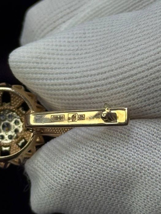 Золото 585  Серги