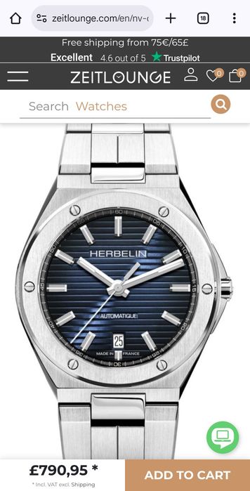 Michel Herbelin cap camarat 1645/B15[оригинален]