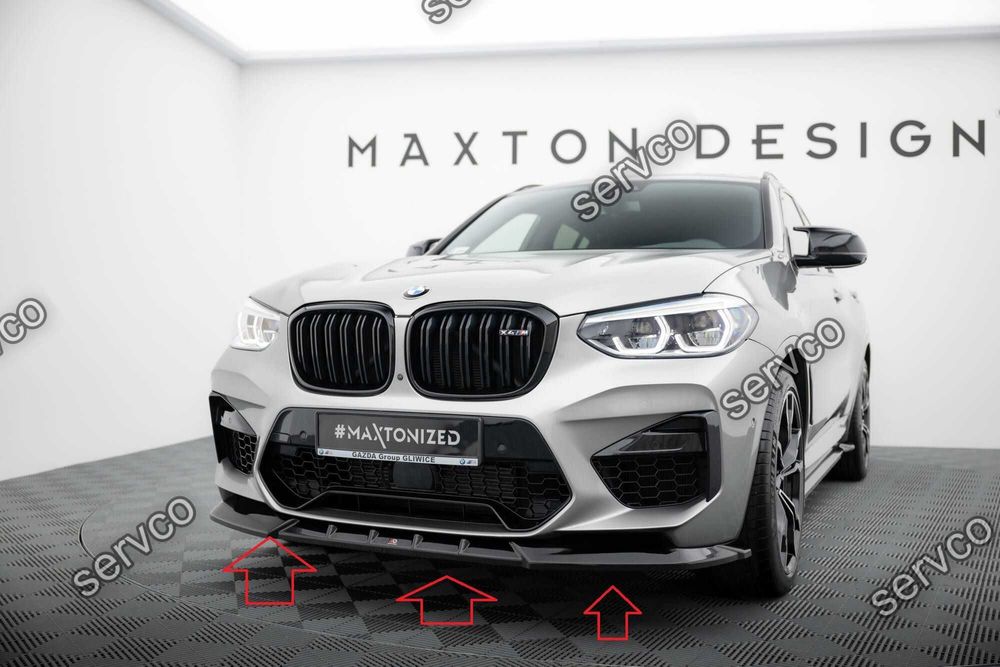 Pachet Set Splitter Exterior Lip Prelungiri Body kit tuning Bmw X4 M F98 2019-2021 v1 - Maxton Design