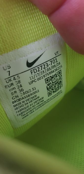 Nike Air Zoom Pegasus React  38 /24см ОРИГИНАЛ! Дамски Маратонки!