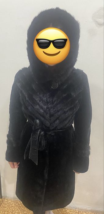 Продам шубу мутон-верх норка