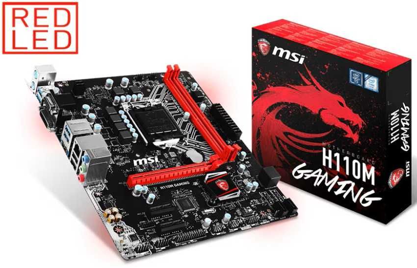 Дъно Дънна платка MSI H110M GAMING LGA 1151 32GB DDR4 Micro ATX