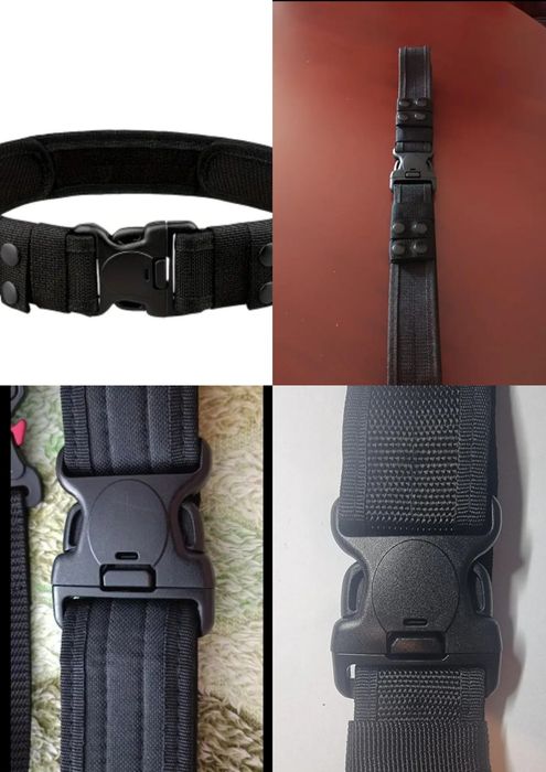 Centură tactică nailon, XL, negru