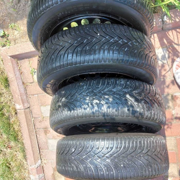 Vand set 4x roti jenti tabla si anvelope iarna BF Goodrich 185/65 R15