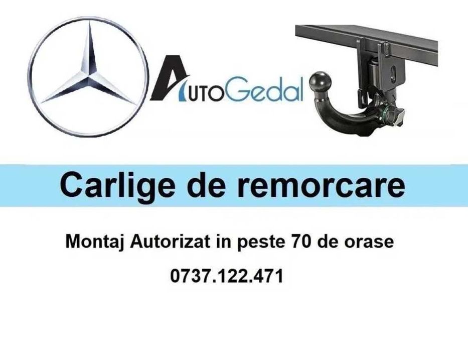 Carlig Remorcare MERCEDES Viano - Omologat RAR si EU - 5 ani Garantie