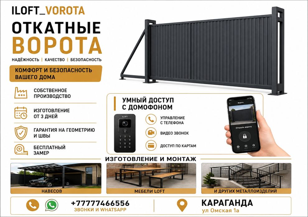 Откатные ворота, лучшее предложение