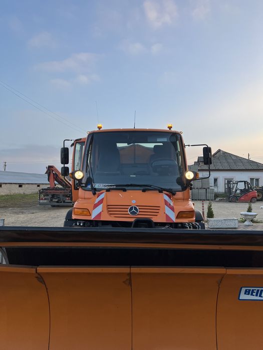 Unimog U500 Echipat deszapezire Freza Zapada+Lama + Sararita