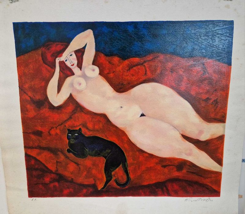 Litografie color Harry Guttman