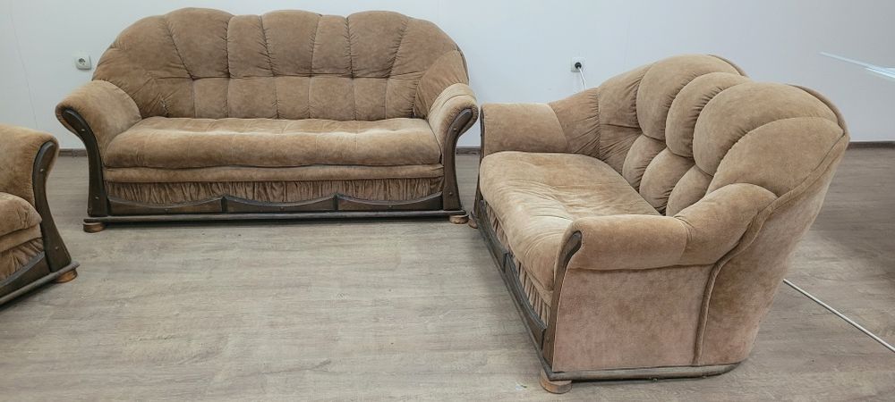 Комплект дивани с фотьол
