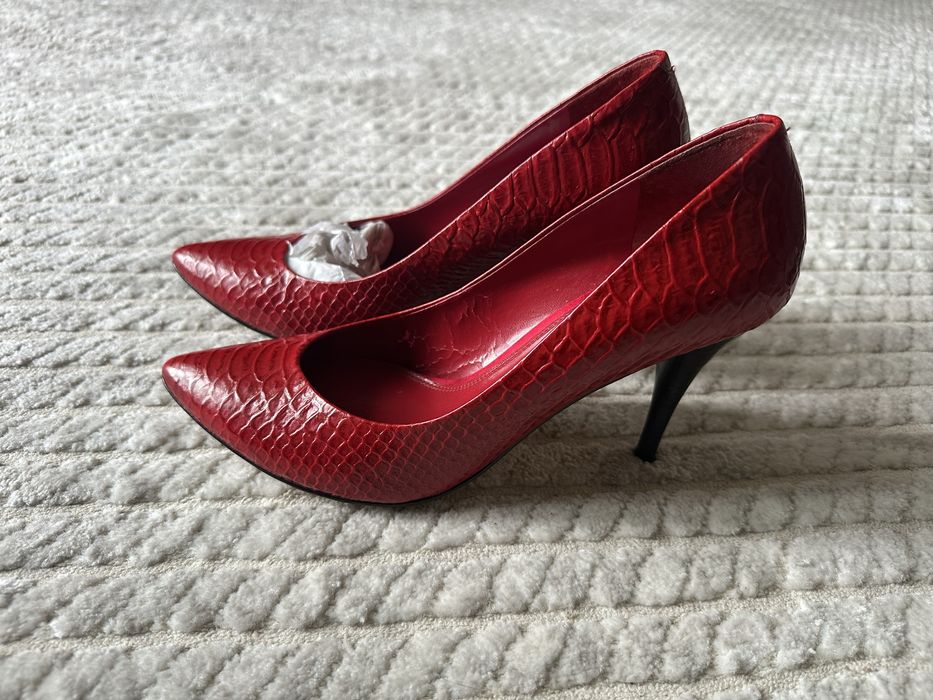 Pantofi piele rosie Enzo Angiolini  38