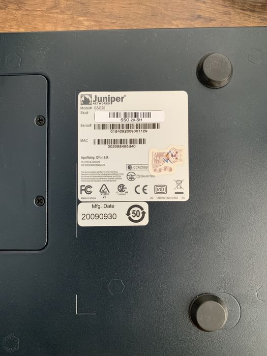 Juniper ssg20 firewall