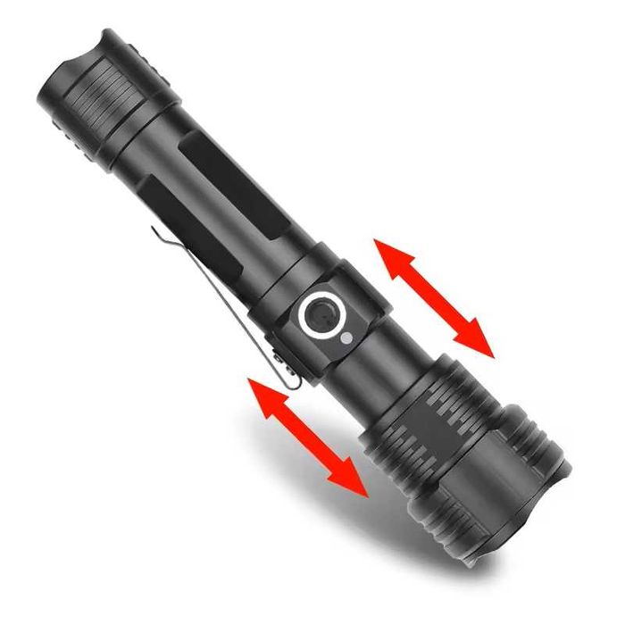 4 в 1 Многоцветен тактически фенер, червен зелен син, прожектор за лов