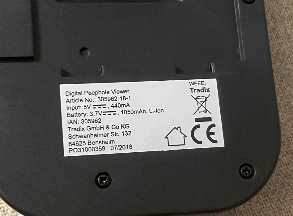 Vizor digital usa cu ecran TFT camera IR microSD nou