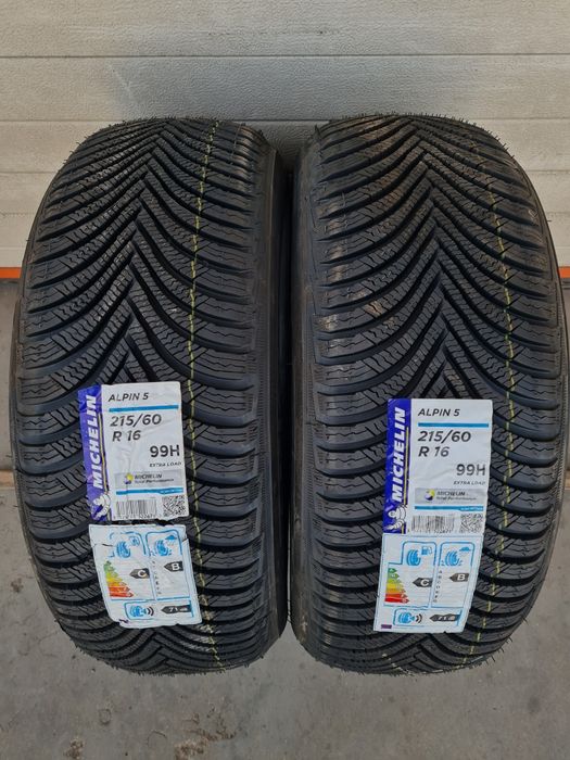 Нови зимни гуми 2 броя MICHELIN Alpin5 215 60 R16