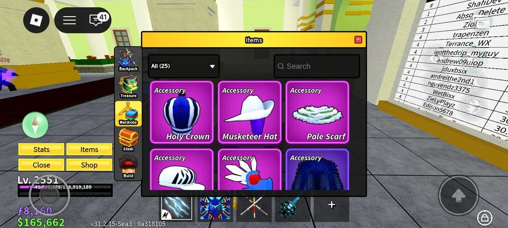 Продаю акаунт в roblox в блокс фрутс