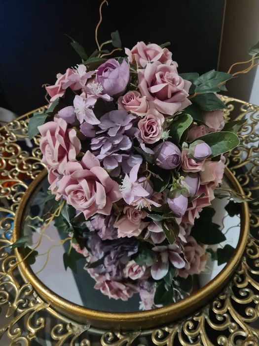 Vand Buchet  nou de mireasa din flori artificiale