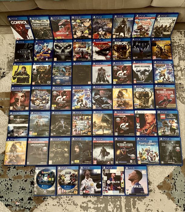 Диски на PS 4/5 по низкой цене