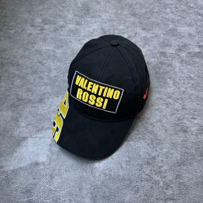 Sapca Valentino Rossi VR46 Official Licensed Racing Cap Black Yellow Embroidered MotoGP