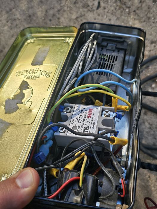 Термо контролер за пещ с 40А Реле ОКАБЕЛЕНО