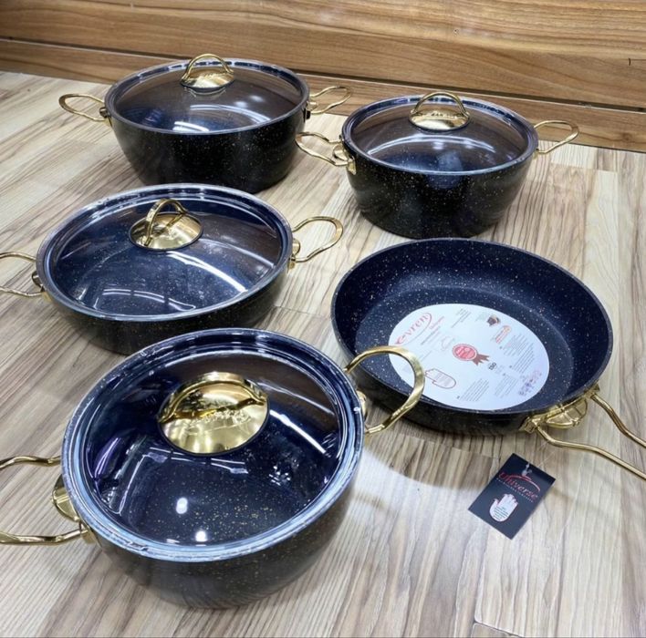 Продам турецкий набор казанов Evren. 100% оригинал, новый в коробке