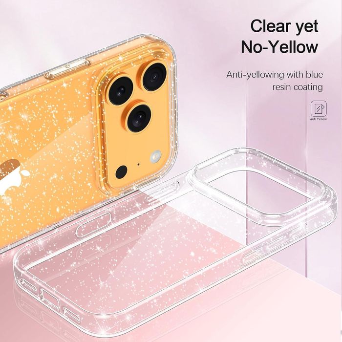 Блестящ кейс glitter case за apple iphone 17 pro max