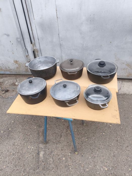 Казаны и утятница производства СССР