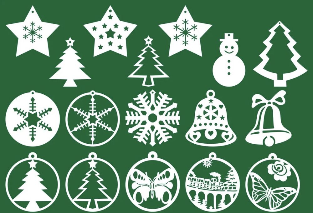 Коледни декорации 3D принтирани