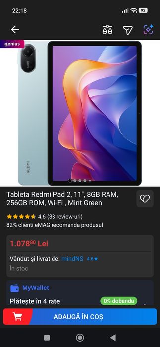 Tabletă Redmi Pad 2
