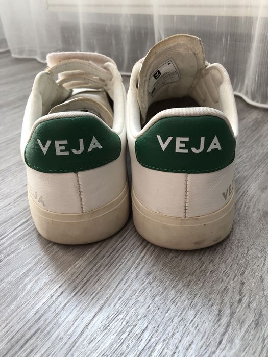 VEJA Recife touch-strap sneakers white/green