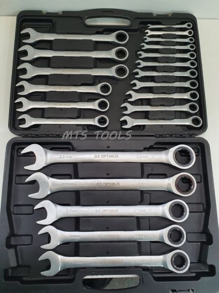 Trusa chei combinate cu clichet 6-32mm chrome vanadium 22 piese