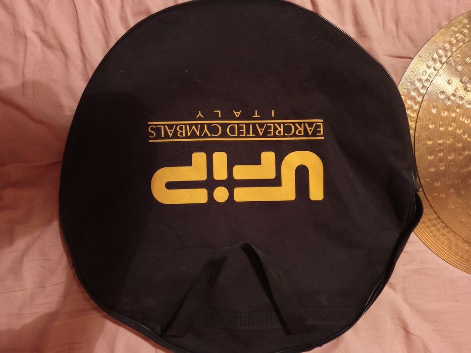 Чинели Ufip m8 16" crash и 20" ridе + калъф