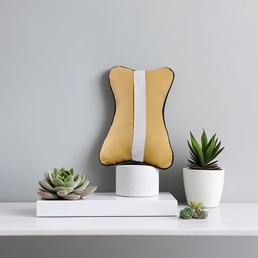 Pernuțe tetiera 2 buc / Pernuțe auto, negre