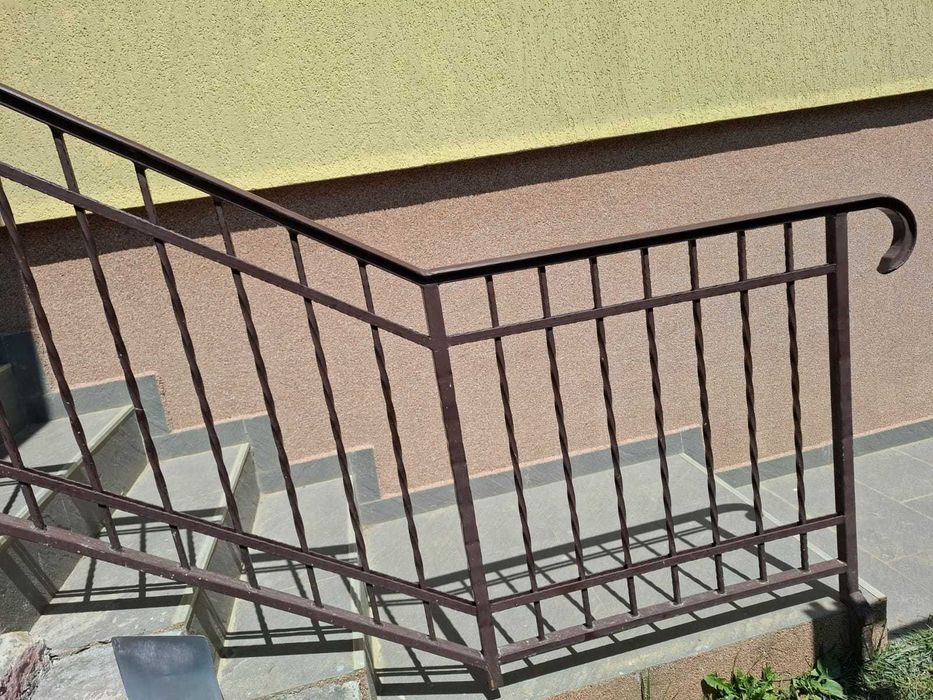 Balustrada scara exterioara fier forjat