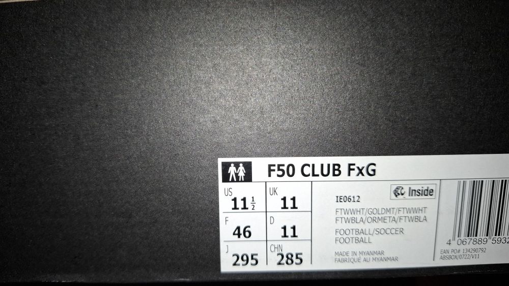 Crampoane fotbal Adidas f50 club FxG marime 46