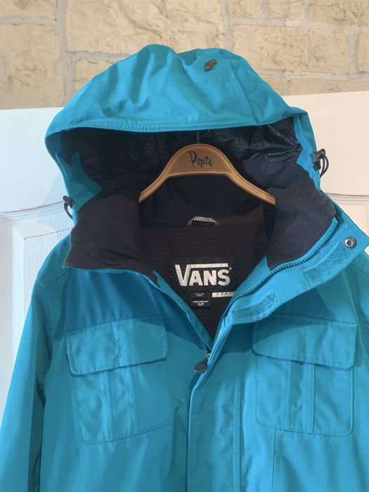 Geaca Vans original culoare turcoaz