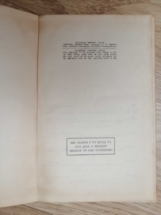 Carte Lenin, Biografie,editura Politica 1960