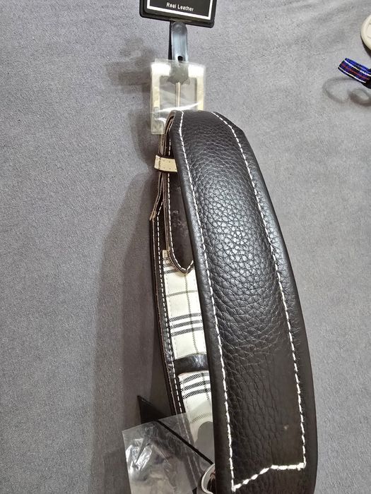 Zgarda premium de piele pentru Căței