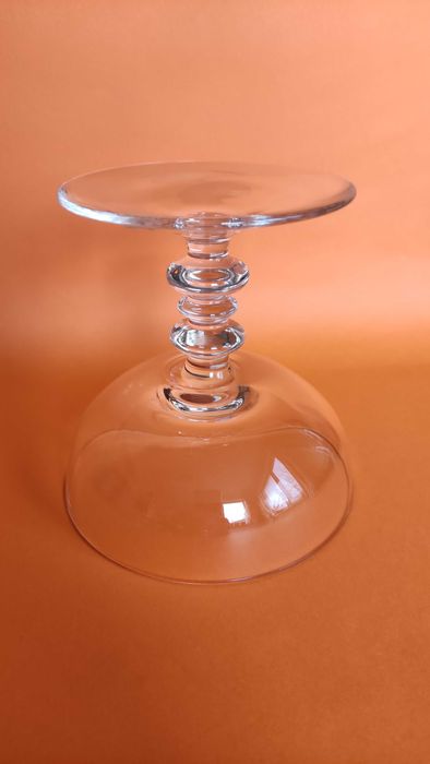 Немска кристална купа на столче