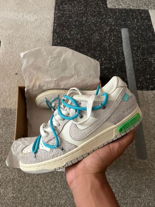Adidasi dunk off white modelul 36 din 50