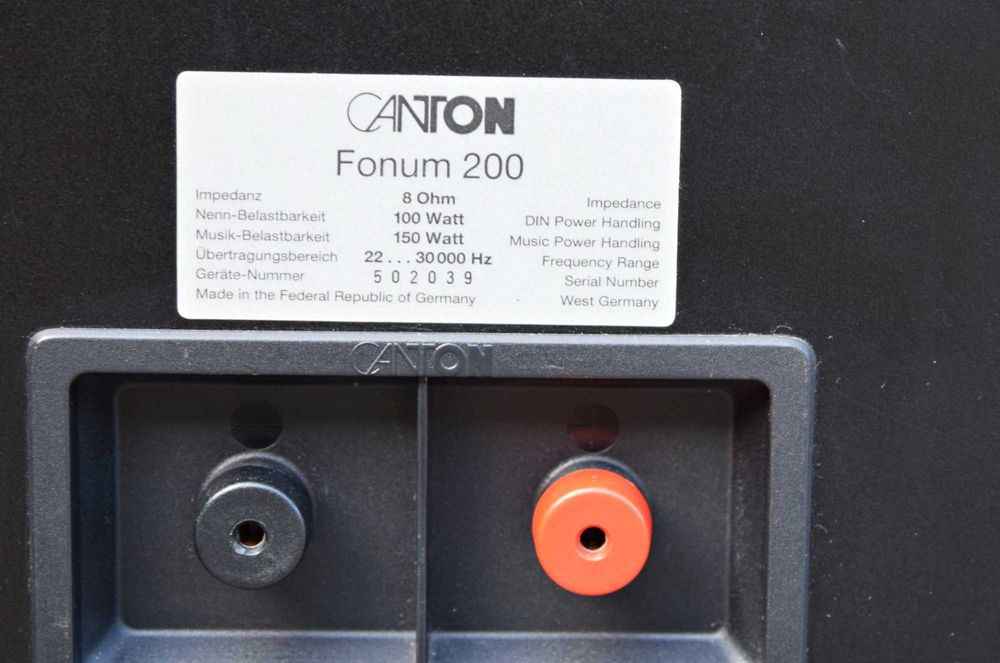 Boxe Canton Fonum 200