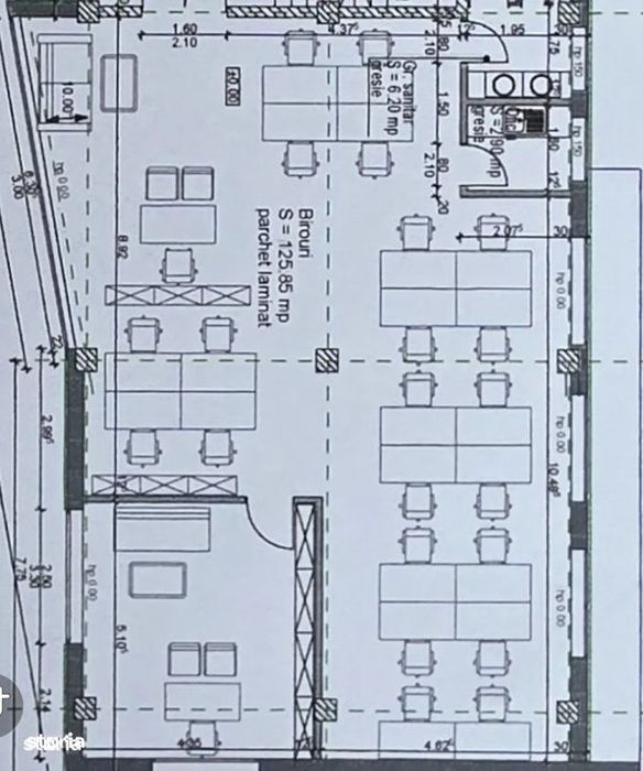 Comision 0% Spatiu de birouri, 135 mp utili, zona Frunzisului