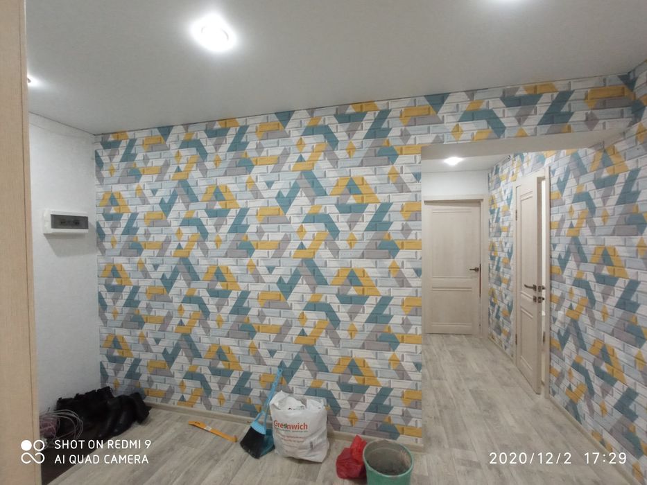 Поклейка обоев. Быстро и качественно