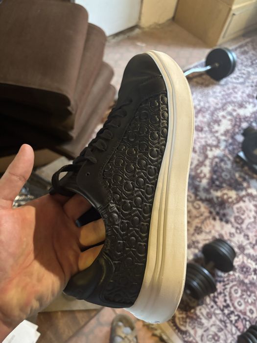 Сникърси Calvin Klein от естествена кожа