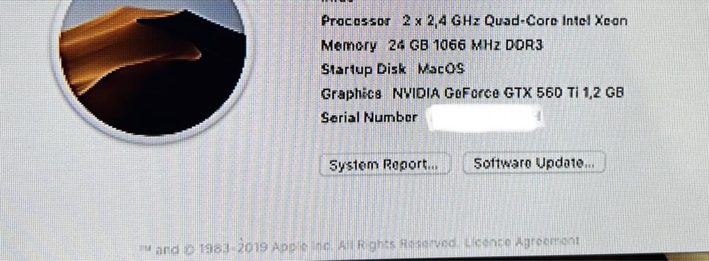 Apple MacPro 5.1 , 2x IntelXenon Quad 2,4 ghz , 16 Gb ram