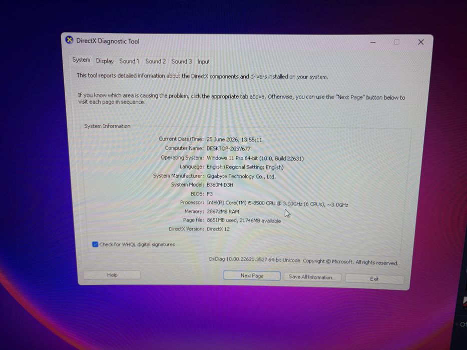 PC GAMING i5 8500
