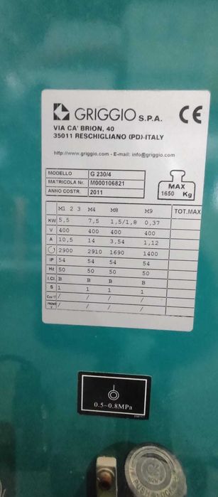 Griggio masina profilat 4 fete stare perfecta
